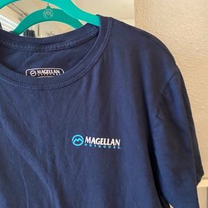 <3/$20> Magellan Navy Mahi Mahi Fishing T-shirt